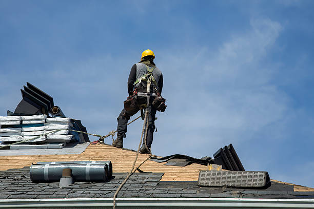 Professional Roof Replacement technician working in Pine Lake, GA